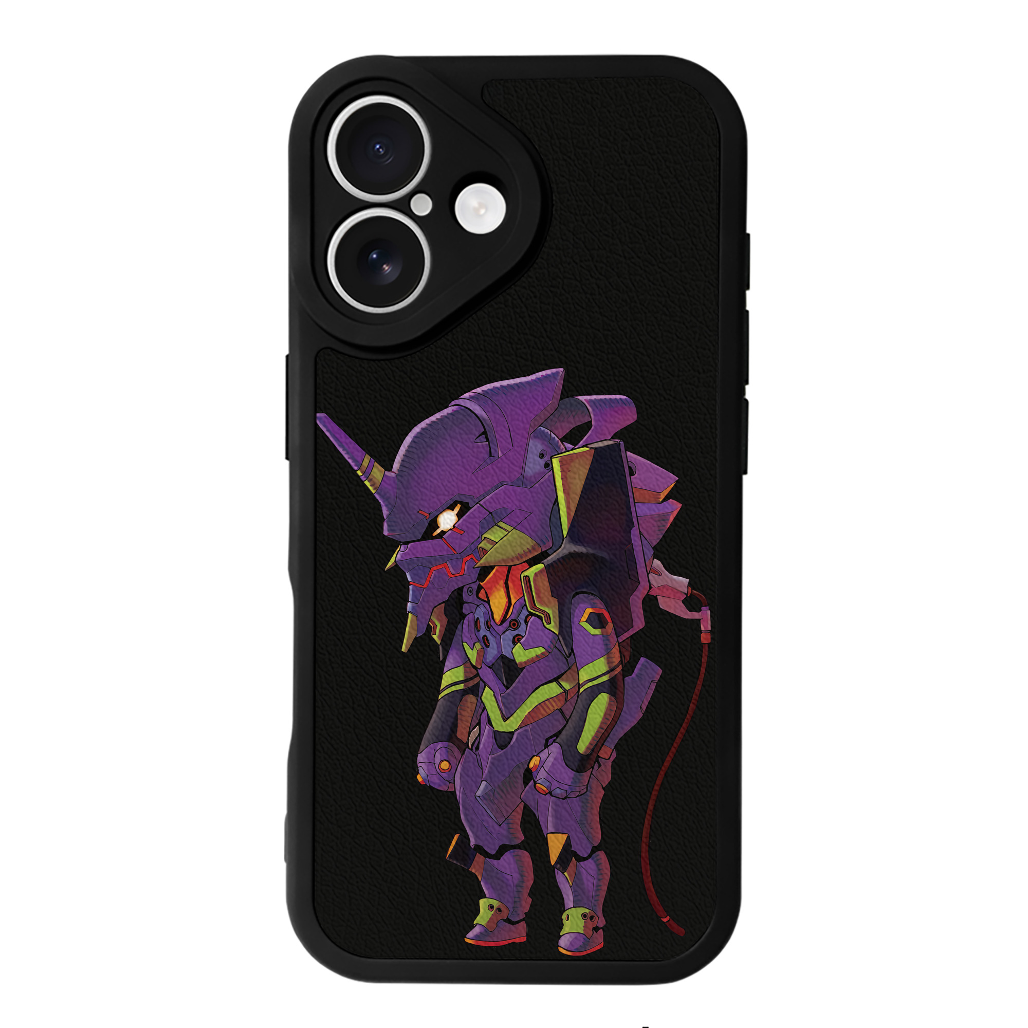 （画像用） EVA 新世紀エヴァンゲリオン 【iPhone 16シリーズ対応】シリコンスマホケース（レザー調） 材質：シリコン